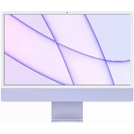 23.5" Моноблок Apple iMac 24" 2021 (Z1300007H), 8/256 ГБ, фиолетовый
